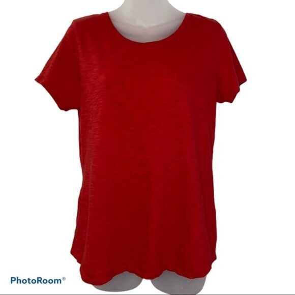 Old Navy Red Everywear Short Sleeve Tee Size Small - Picture 1 of 4